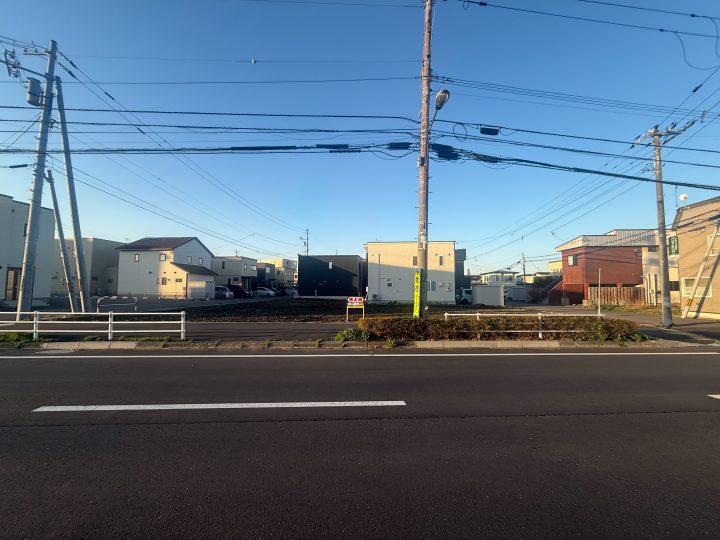 183坪の三方角地｜カフェ・店舗・趣味特化型アパートや医療用地をお探しの事業者様へ